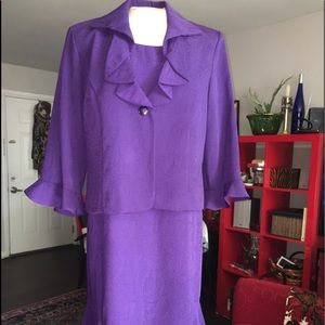 Danny & Nicole 2 Piece Purple Dress Suit